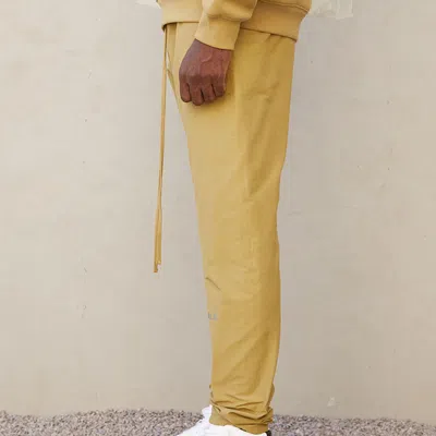 Essentials Fear Of God  Fw21 Track Pant 'amber' In Neutral