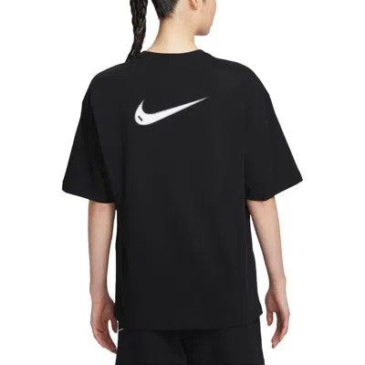 Nike Plus Size Sportswear Oversized Short-sleeve T-shirt In Black