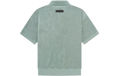 Essentials Fear Of God  Ss23 Terry Polo 'sycamore' In Green