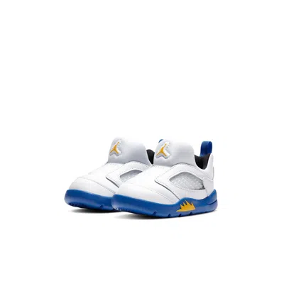 Air Jordan (td)  5 Retro Little Flex 'laney' In White