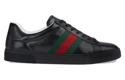 Gucci Men Screener Sneakers In Black
