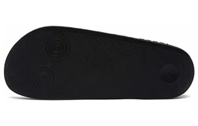 Gucci Navy Blue And Black  Pursuit Logo Slides