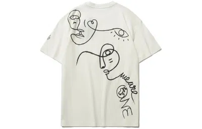 Li-ning X Dft Way Of Wade Graphic T-shirt 'white Black'