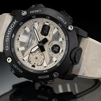 Casio G-shock Analog-digital 'black White'
