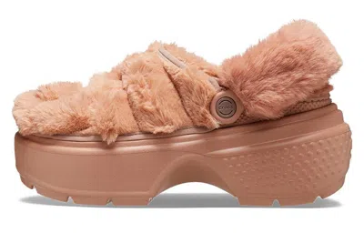 Crocs Stomp Quilted Clog In Orange