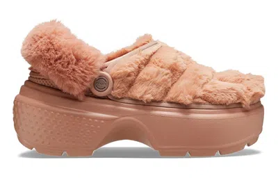 Crocs Stomp Quilted Clog In Orange