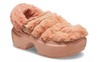 Crocs Stomp Quilted Clog In Orange