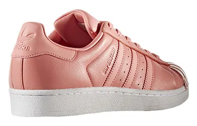 Adidas Originals (wmns) Adidas Superstar Metal Toe 'tactile Rose' In ...