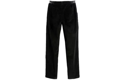 Adidas Originals Adidas Solid Color Corduroy Straight Sports Pants/trousers/joggers Black