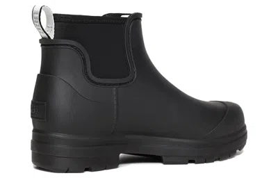 Ugg Black Droplet Ankle Rain Boots In Black