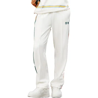 Li-ning Logo Side Striped Pants 'white'
