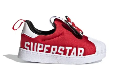 Adidas Originals (td) Adidas Disney X Superstar 360 X'minnie Mouse Bow' In Red