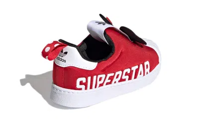 Adidas Originals (td) Adidas Disney X Superstar 360 X'minnie Mouse Bow' In Red