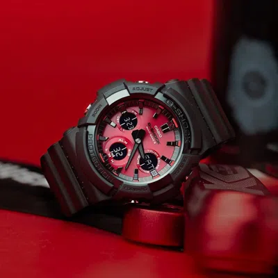 Casio G-shock Analog-digital 'black Red'