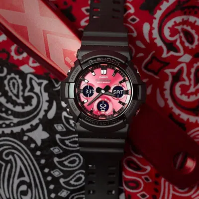Casio G-shock Analog-digital 'black Red'