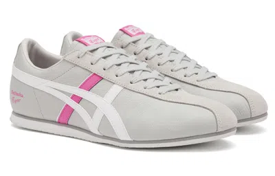 Onitsuka Tiger Fb Trainer 'grey White Pink' In Animal Print