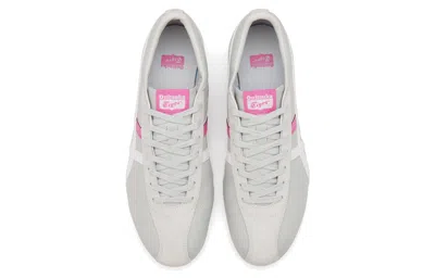 Onitsuka Tiger Fb Trainer 'grey White Pink' In Animal Print