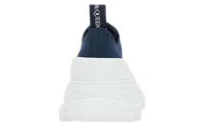 Alexander Mcqueen (wmns)  Tread Slick Lace Up Shoes 'blue White' In Multi