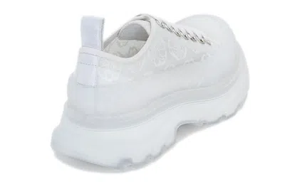 Alexander Mcqueen (wmns)  Tread Slick Lace Up 'white Transparent'
