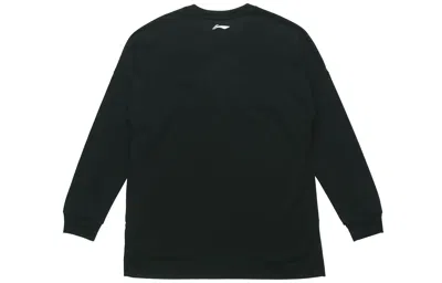 Li-ning Badfive Graphic Long Sleeve T-shirt 'black'