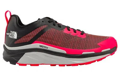 The North Face Women's Vectiv Infinite Sneaker In Tnf Black / Brilliant Coral In Multi