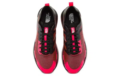 The North Face Women's Vectiv Infinite Sneaker In Tnf Black / Brilliant Coral In Multi