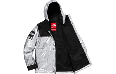 Supreme X The North Face Ss18 Metallic Interchange Jacket Unisex Silver