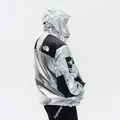 Supreme X The North Face Ss18 Metallic Interchange Jacket Unisex Silver
