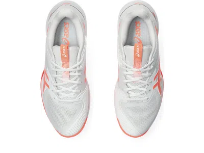 Asics (wmns)  Solution Speed Ff 3 'white Sun Coral' In Gray