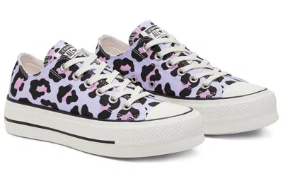 Converse (wmns)  Chuck Taylor All Star Lift Low 'leopard' In Multi