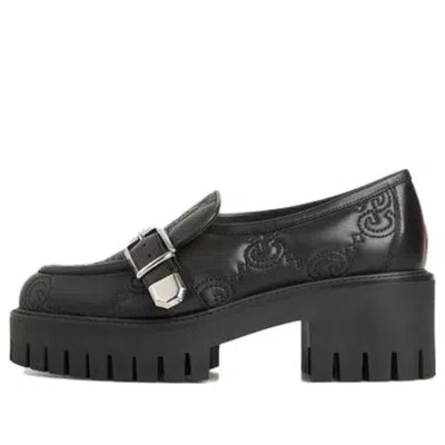 Gucci (wmns)  Gg Matelass Slip-on Loafers With Block Heel 'black'