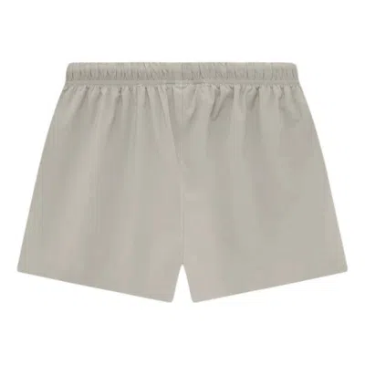 Essentials Fear Of God  Nylon Running Shorts 'seal' In Gray