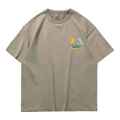 Li-ning Badfive X Xlarge Crossover Short Sleeve 'khaki' In Gray