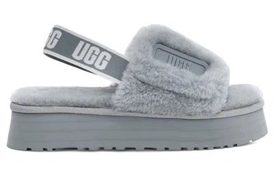 Ugg (wmns)  Disco Slide Cozy Thick Sole Casual Slipper Gray