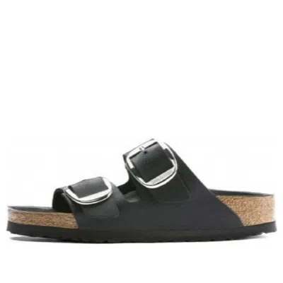Birkenstock Leather Sandals In Black