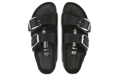 Birkenstock Leather Sandals In Black