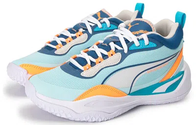 Puma Playmaker 'light Aqua Lake Blue' In Multi