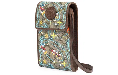 Gucci Ophidia Series Satchel Single Shoulder Bag Mini Black In Multi