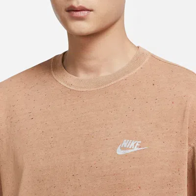 Nike Sportswear T-shirt 'tan' In Brown
