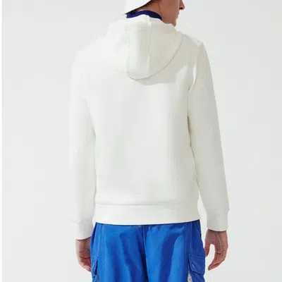 Fila Logo Printing Athleisure Casual Sports Hooded Pullover Knit White