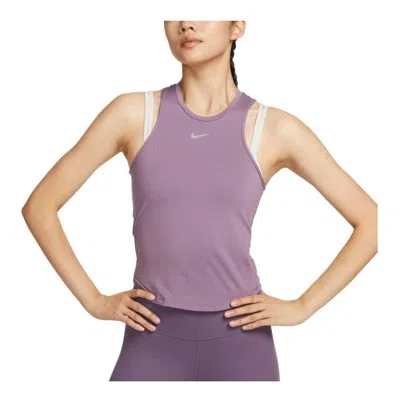 Nike (wmns)  Dri-fit One Luxe Women's Cropped Tank Top 'purple'