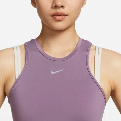 Nike (wmns)  Dri-fit One Luxe Women's Cropped Tank Top 'purple'