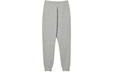 New Balance Logo Print Sweatpants 'grey Black' In Gray