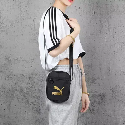 Puma Originals Portable Shoulder Bag 'black Gold'