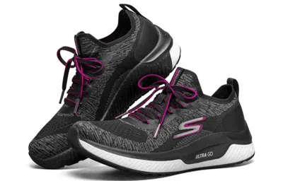 Skechers (wmns)  Go Run Steady Sports Shoes Black/white/purple