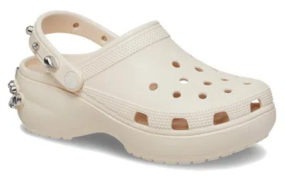 Crocs Women's Classic Platform Tiara Clog; Dew, W7 In White
