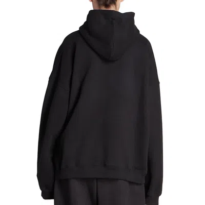 Balenciaga Est. 1917 College Logo Print Hoodie Wide Fit 'black'