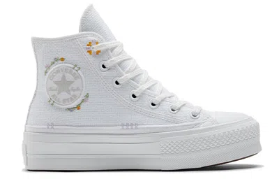 Converse (wmns)  Chuck Taylor All Star Lift Platform High 'autumn Embroidery White'