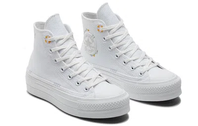 Converse (wmns)  Chuck Taylor All Star Lift Platform High 'autumn Embroidery White'