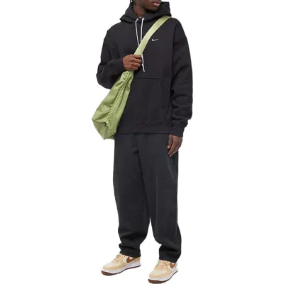 Nike Solo Swoosh Hoodie In Black